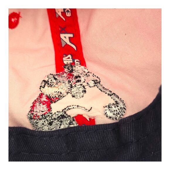 Disney Mickey Mouse Golf Red Baseball Cap Ahead Extreme Fit Red - Picture 12 of 12